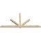 Ekena Millwork Kennewick Rough Sawn Timber Gable Bracket, Douglas Fir, 108"W x 54"H x 4"D x 4"F, 12/12 Pitch GBW108X54X0404KEN00RDF - alternate 5